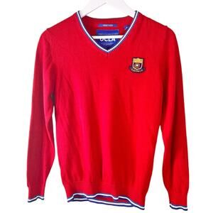 UCLA Vintage Collegiate V Neck‎ Sweater